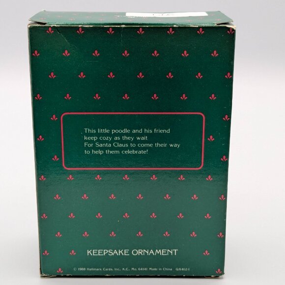 Hallmark Keepsake Windows of the World French 1988, 4th in Series, Boy w/ Poodle - Picture 10 of 11